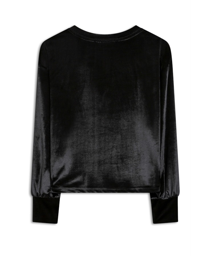Blusa Velvet Chrome Bufante Preto