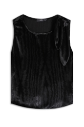 Blusa Velvet Embrossed Preto