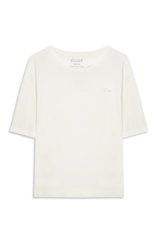 Blusa Visco Boxy Ellus Glitter Off White