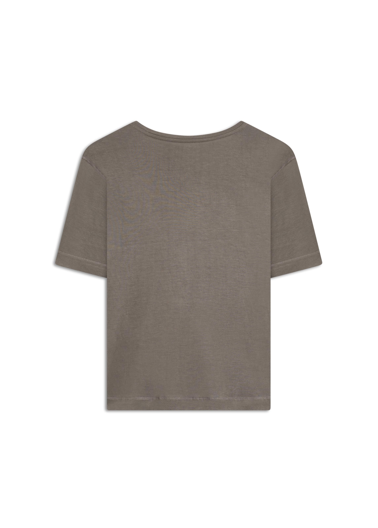 Blusa Visco Cosmos Boxy Tabaco
