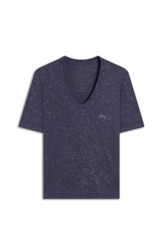 Blusa Visco Ellus Gothic New York Purple Blue