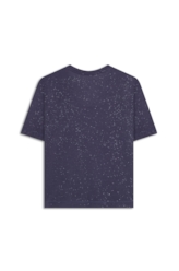Blusa Visco Ellus Gothic New York Purple Blue