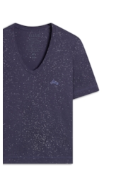 Blusa Visco Ellus Gothic New York Purple Blue
