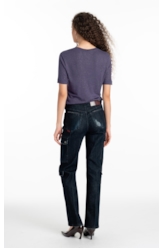 Blusa Visco Ellus Gothic New York Purple Blue