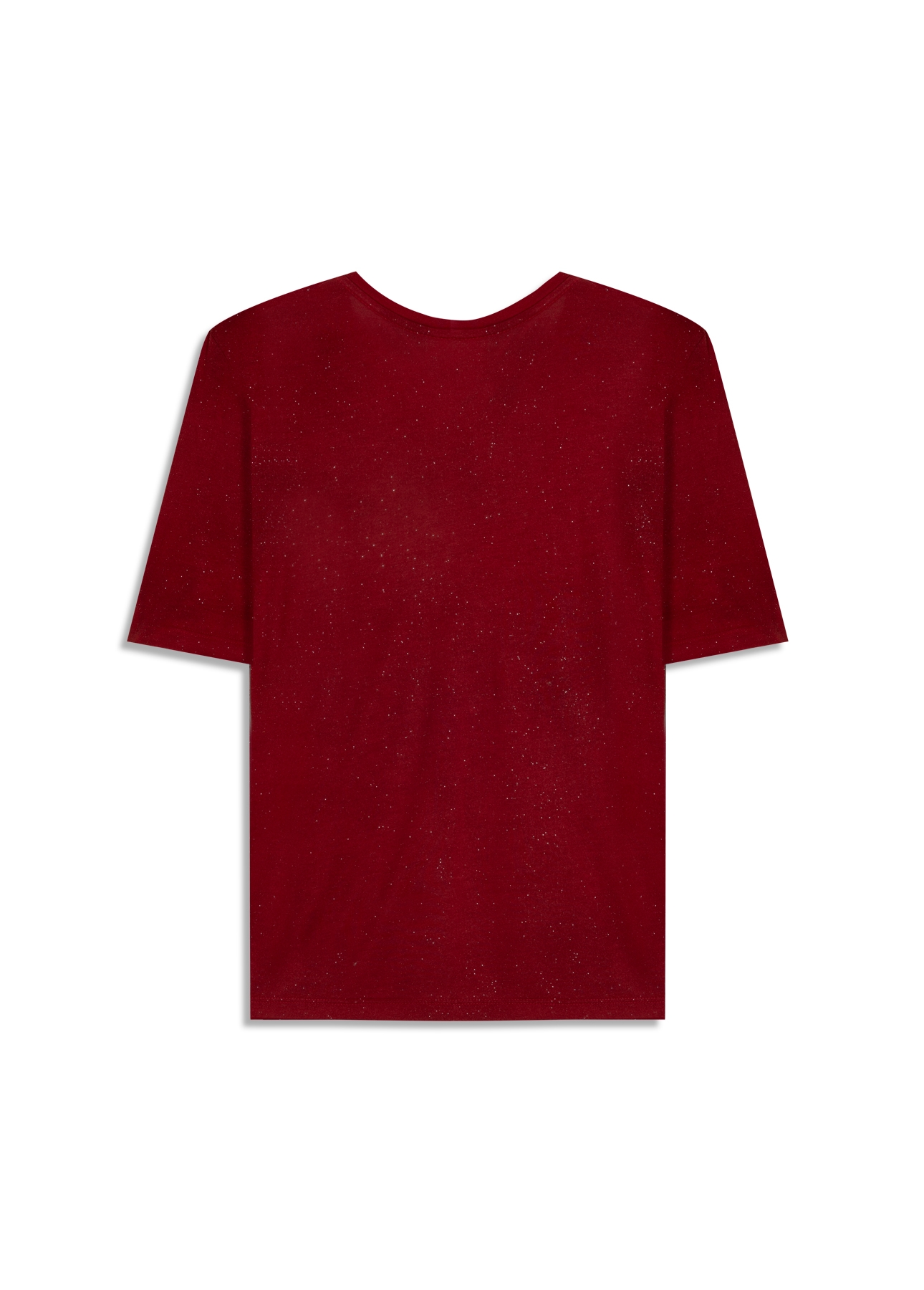 Blusa Visco Ellus Handwriting Boxy Vermelho