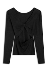 Blusa Visco Ellus Mescla Preto