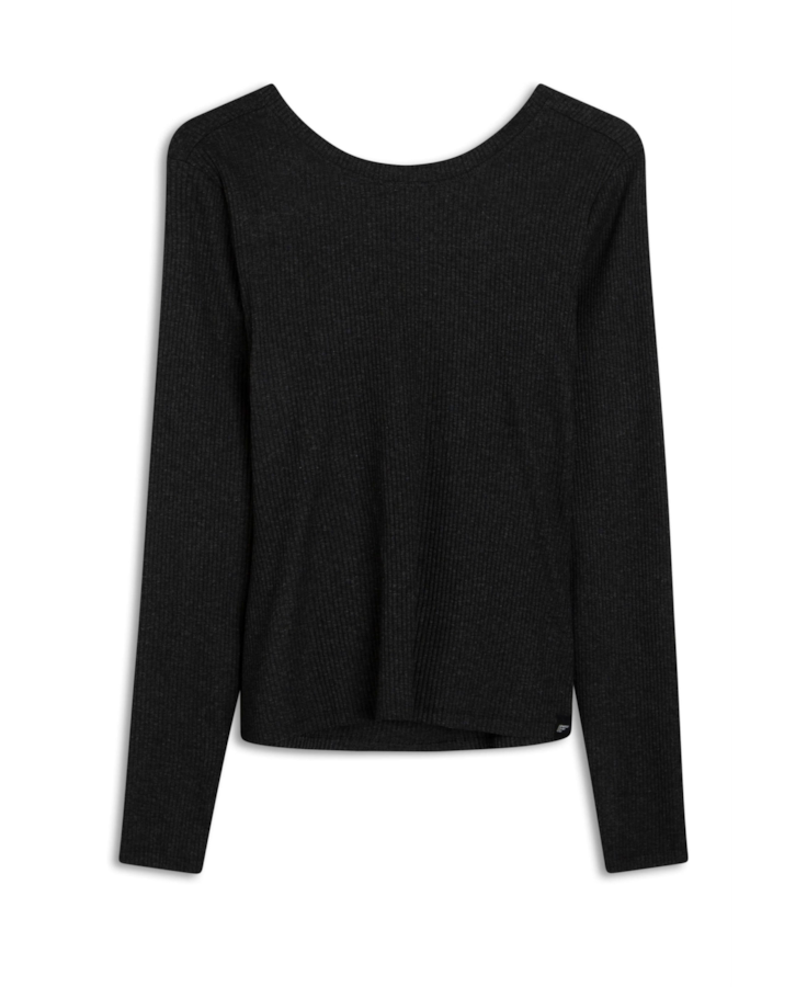 Blusa Visco Ellus Mescla Preto