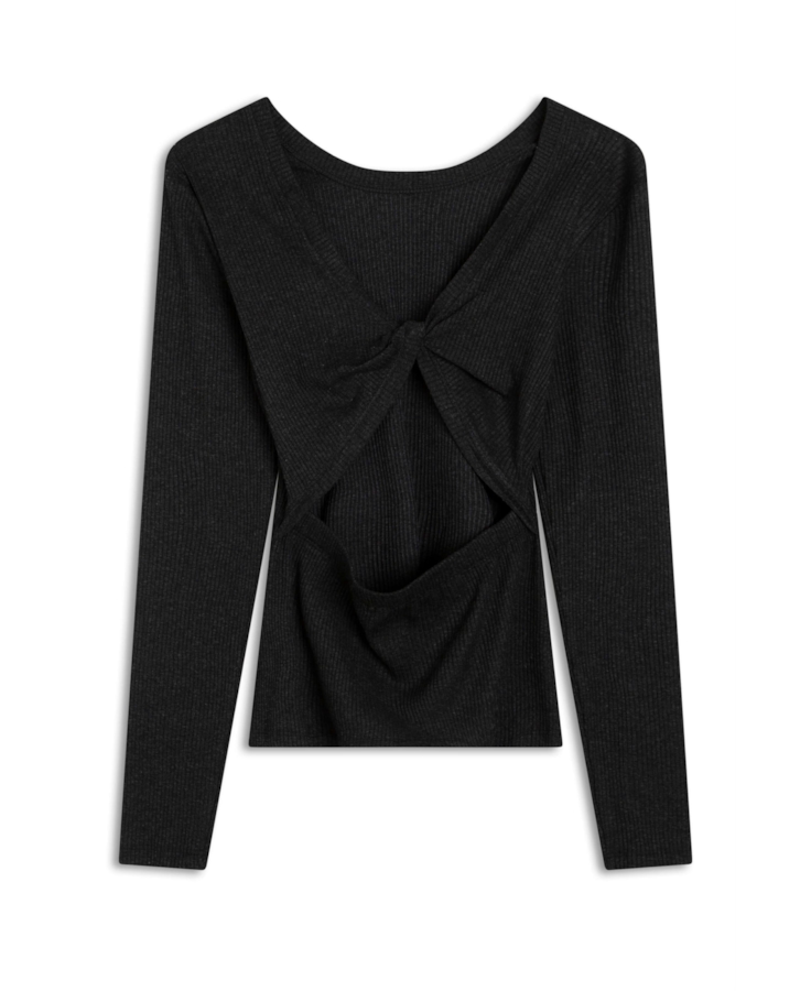 Blusa Visco Ellus Mescla Preto