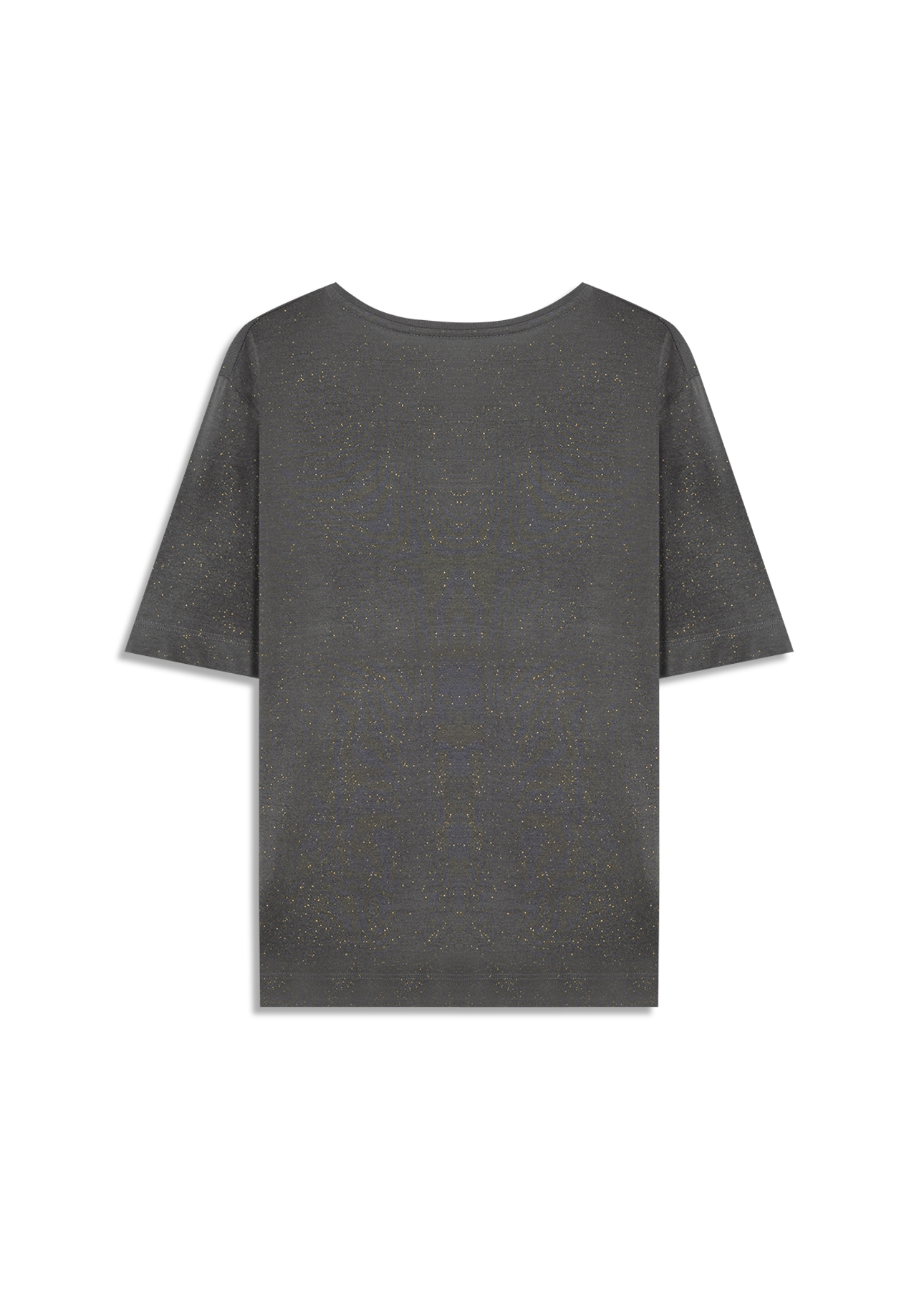 Blusa Visco Ellus Script Boxy Tabaco