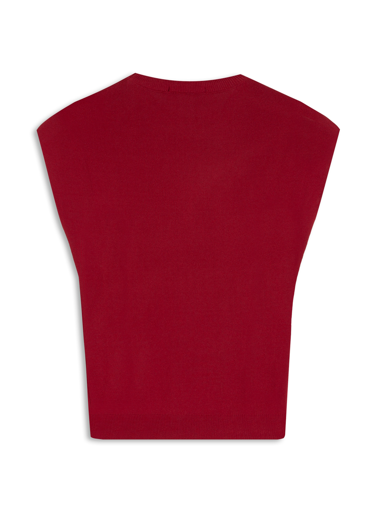 Blusa Visco Jersey Round Neck Vermelho