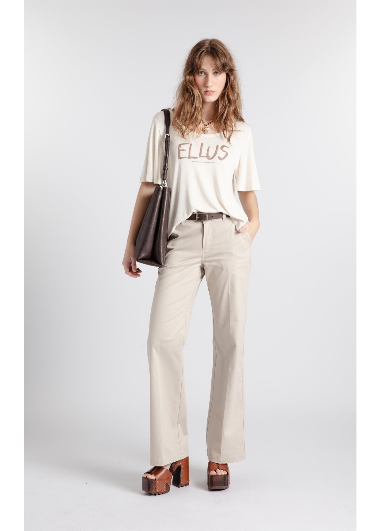 Blusa Visco Linen Enjoy Flowy Natural