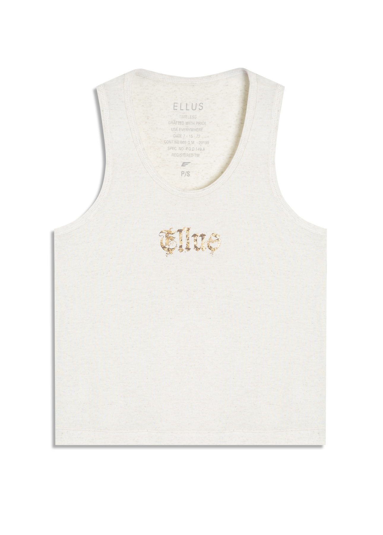 Blusa Visco Linen Melange Gothic Natural
