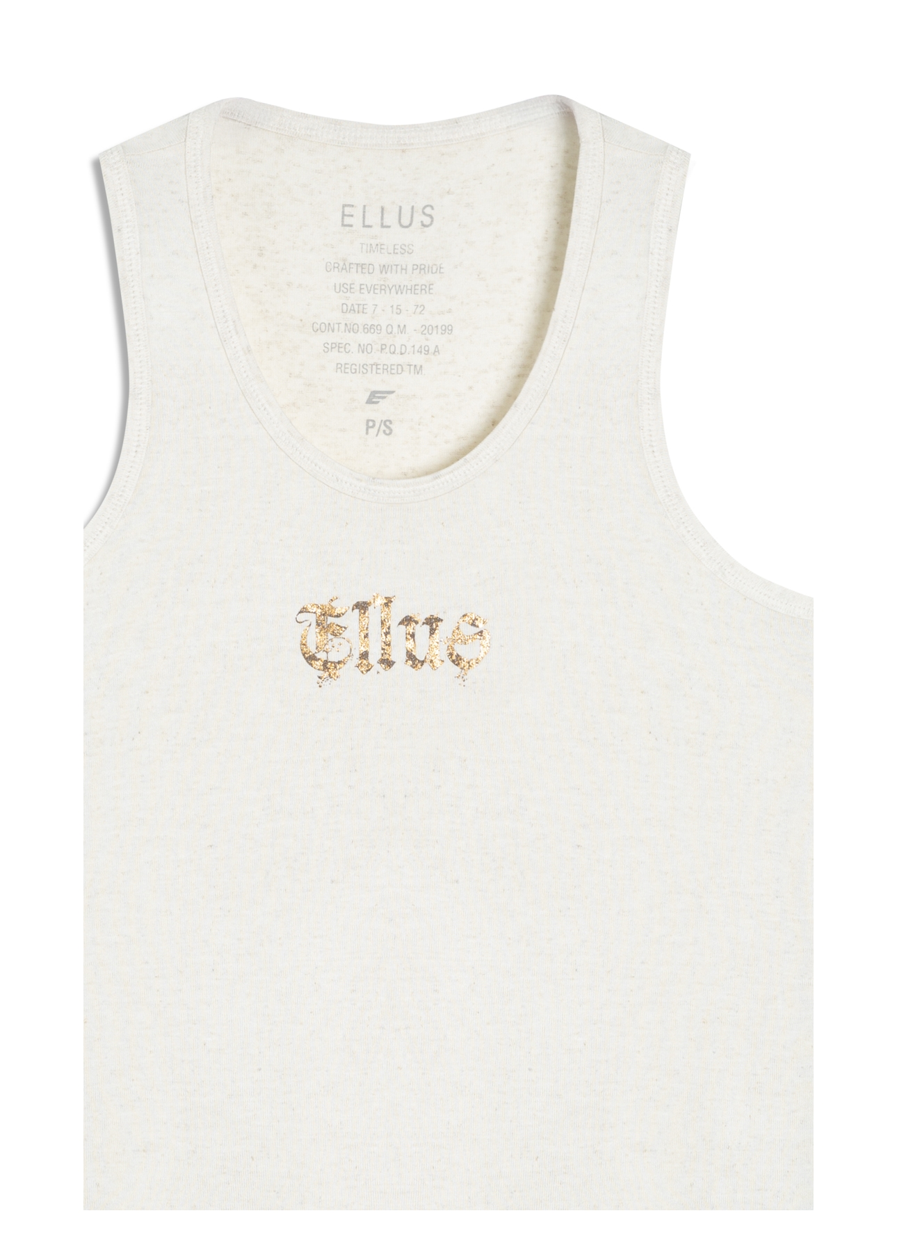 Blusa Visco Linen Melange Gothic Natural