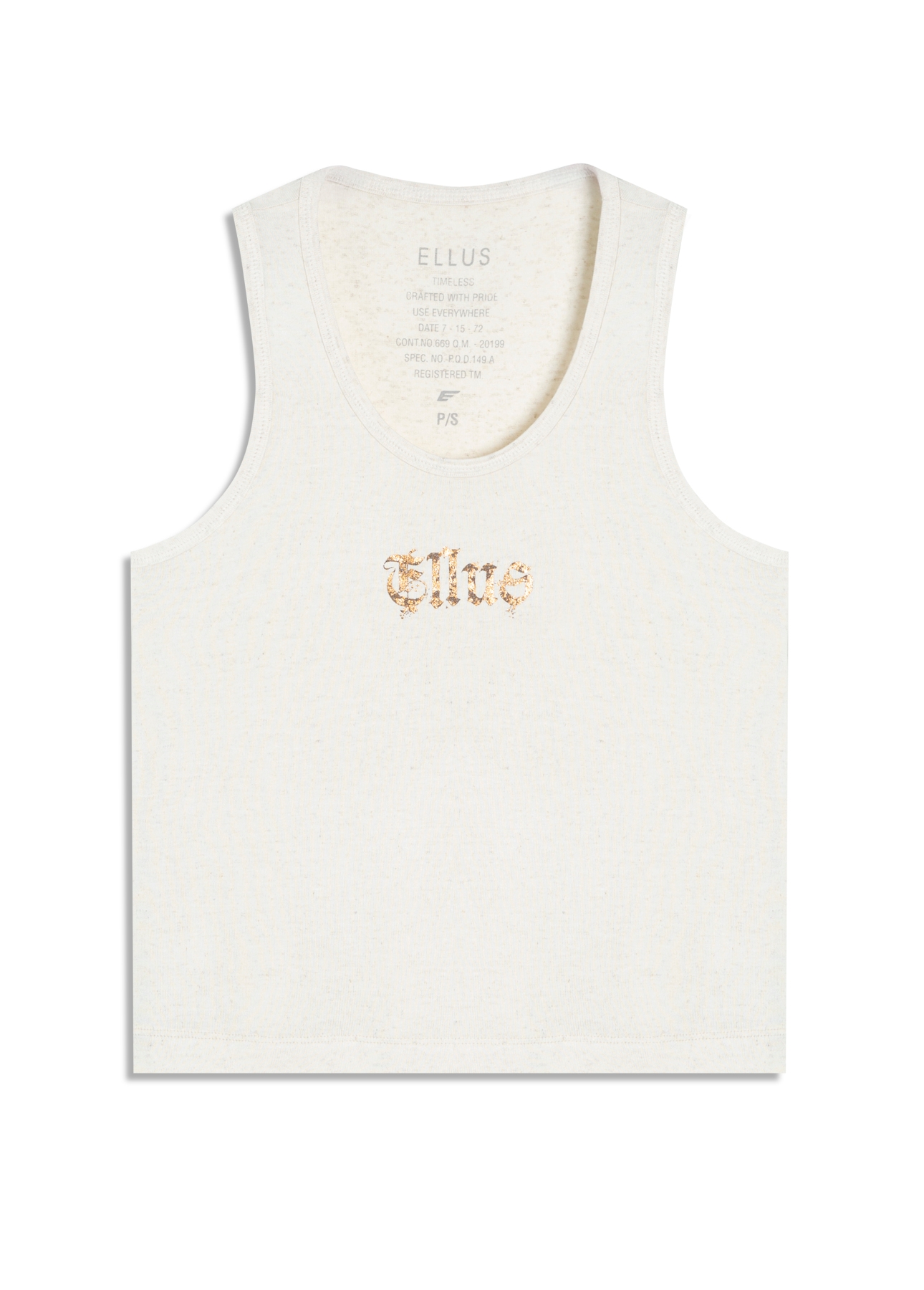 Blusa Visco Linen Melange Gothic Natural