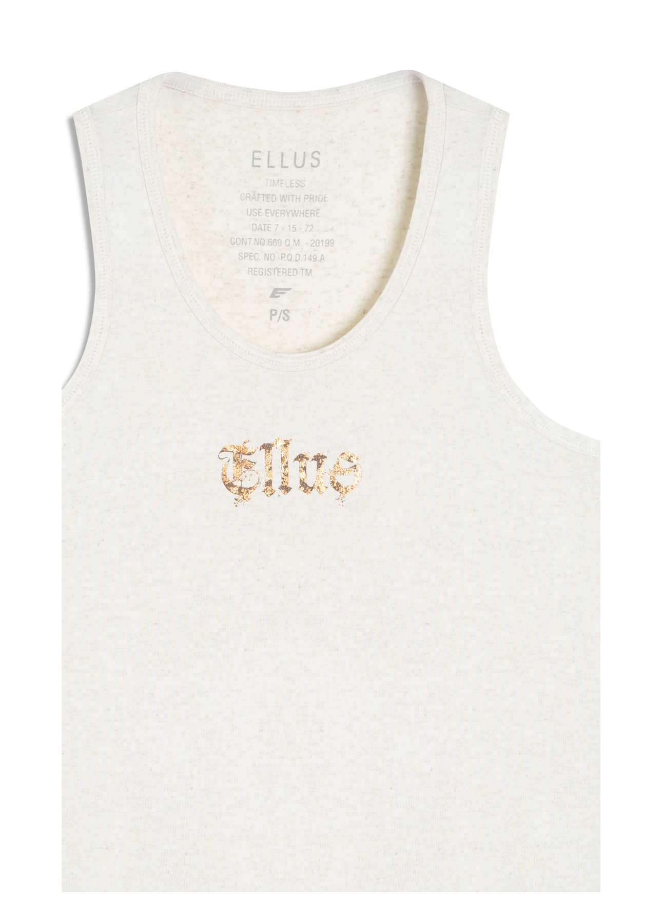Blusa Visco Linen Melange Gothic Natural