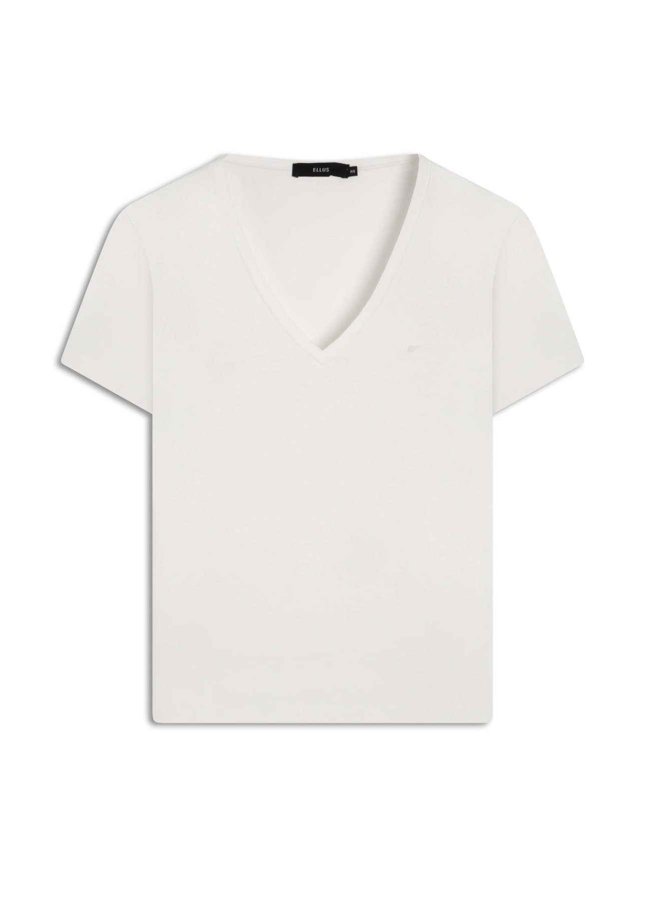 Blusa Visco Lycra Neckline Off White