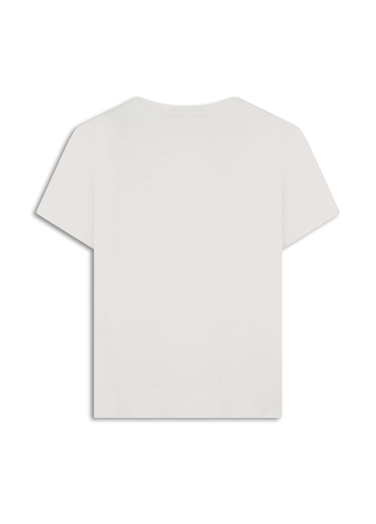 Blusa Visco Lycra Neckline Off White