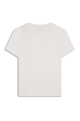 Blusa Visco Lycra Neckline Off White