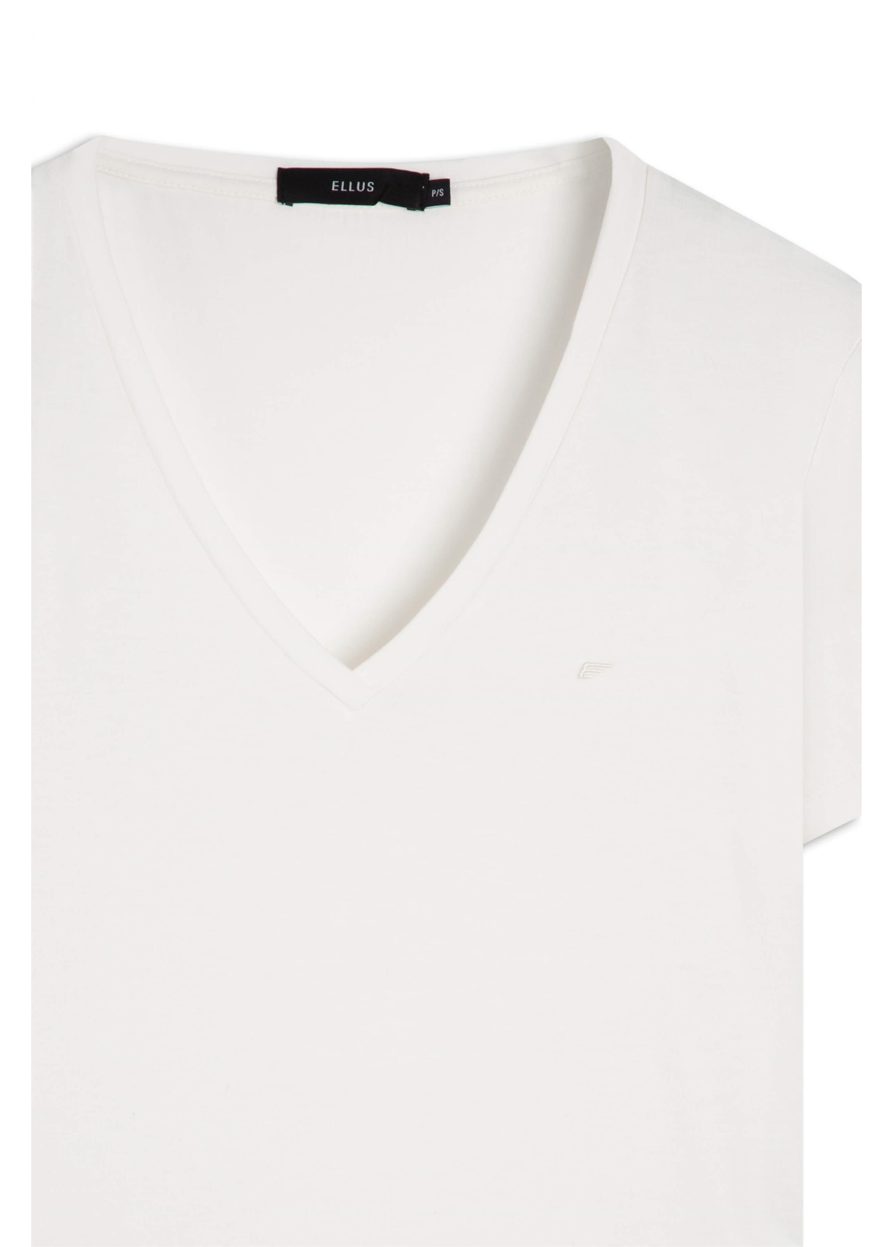 Blusa Visco Lycra Neckline Off White