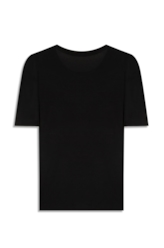 Blusa Visco Saturno Shine Boxy Preto