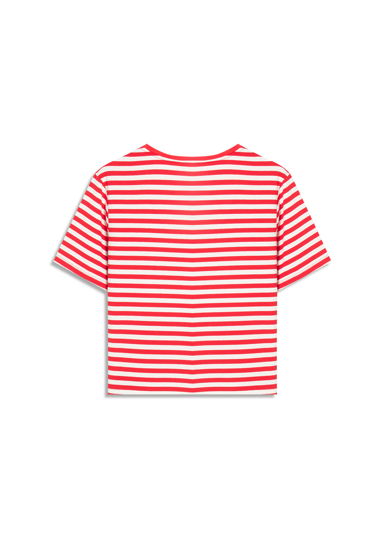 Blusa Visco Striped Vermelho