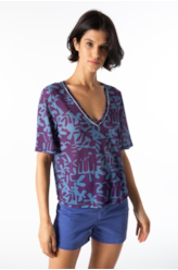 Blusa Viscolinho Mosaico Padrao 1