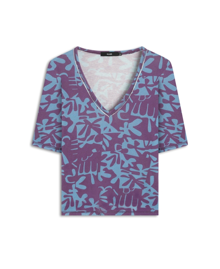 Blusa Viscolinho Mosaico Padrao 1