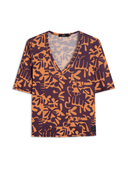 Blusa Viscolinho Mosaico Padrao 2