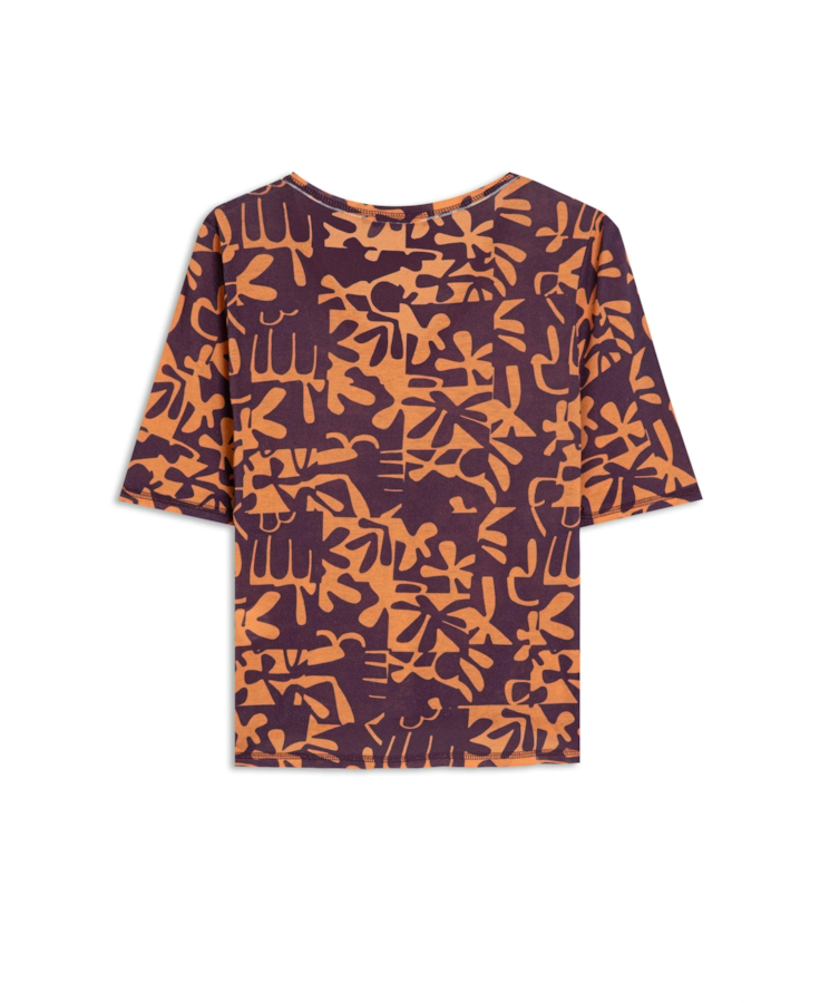 Blusa Viscolinho Mosaico Padrao 2