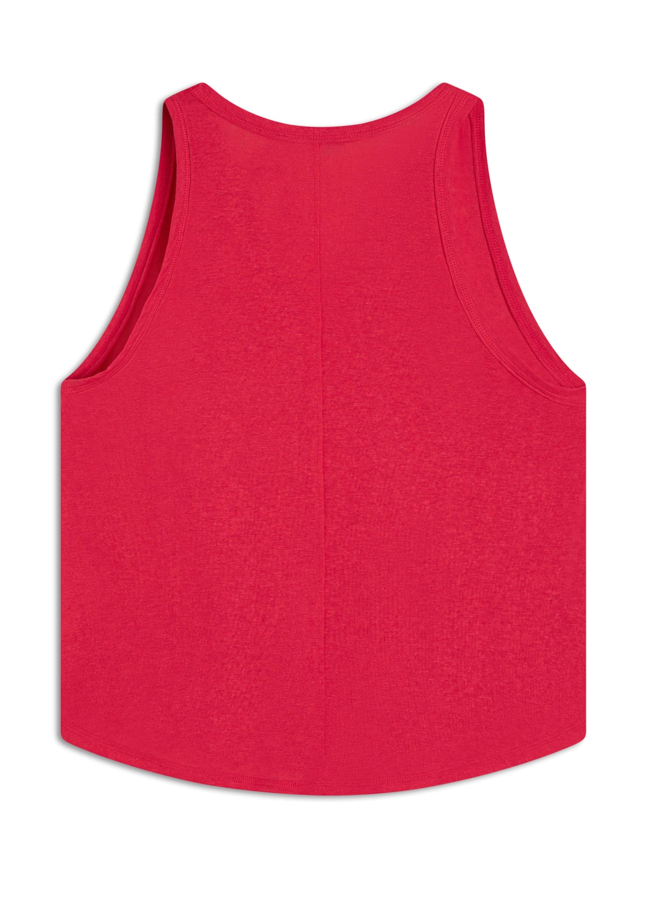 Blusa Viscolinho Neck Trapezio Vermelho