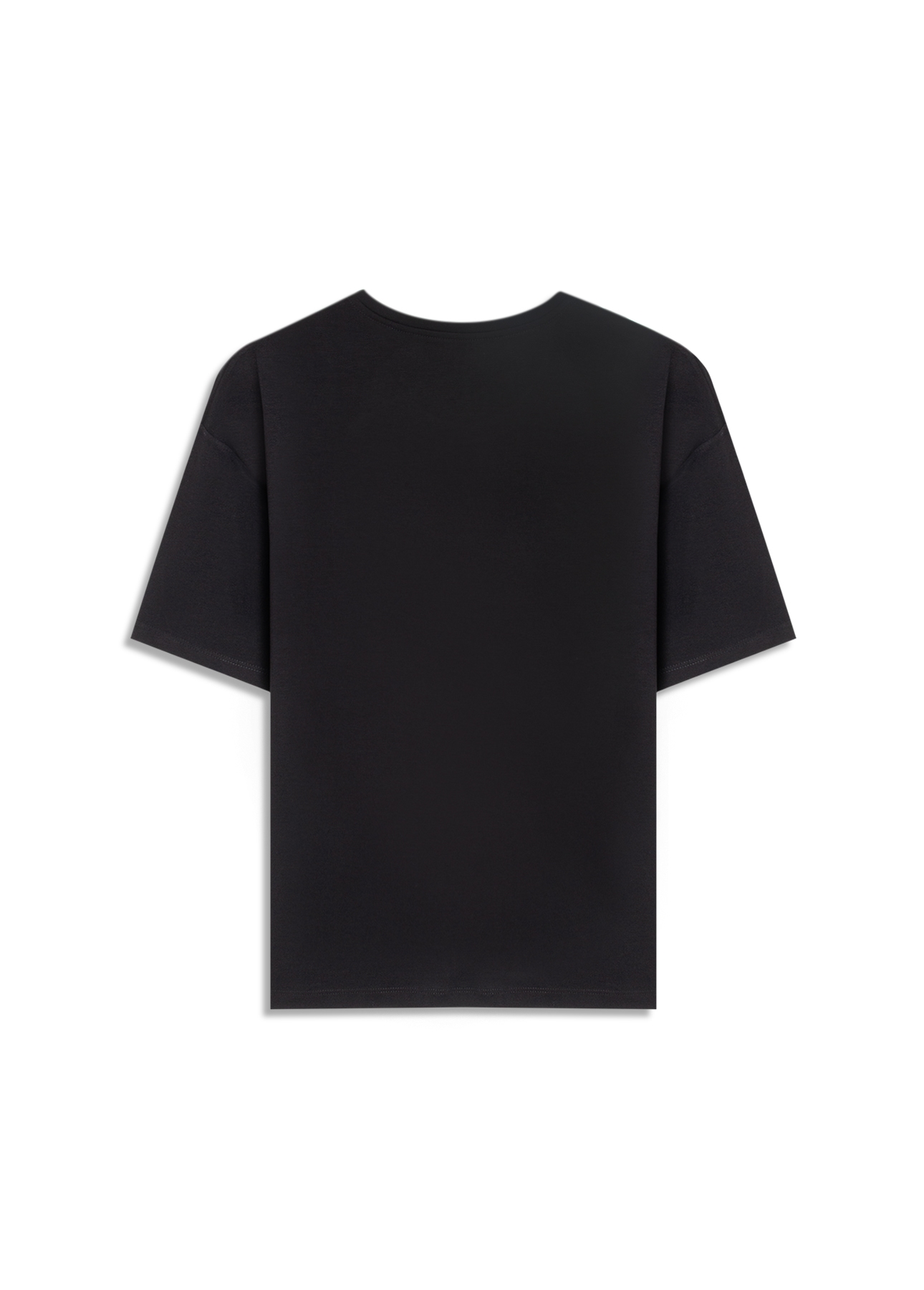 Blusa Viscolycra Arte Frase Preto