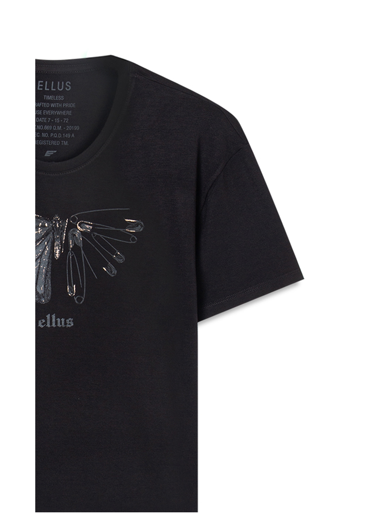 Blusa Viscolycra Arte Preto