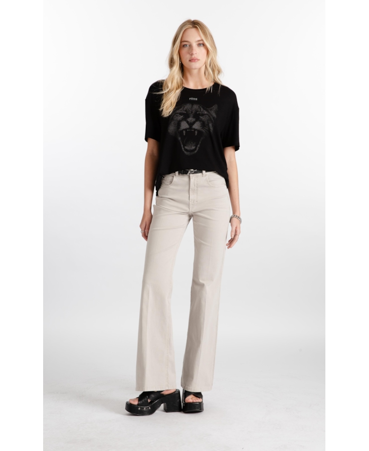 Blusa Viscolycra Cougar Preto