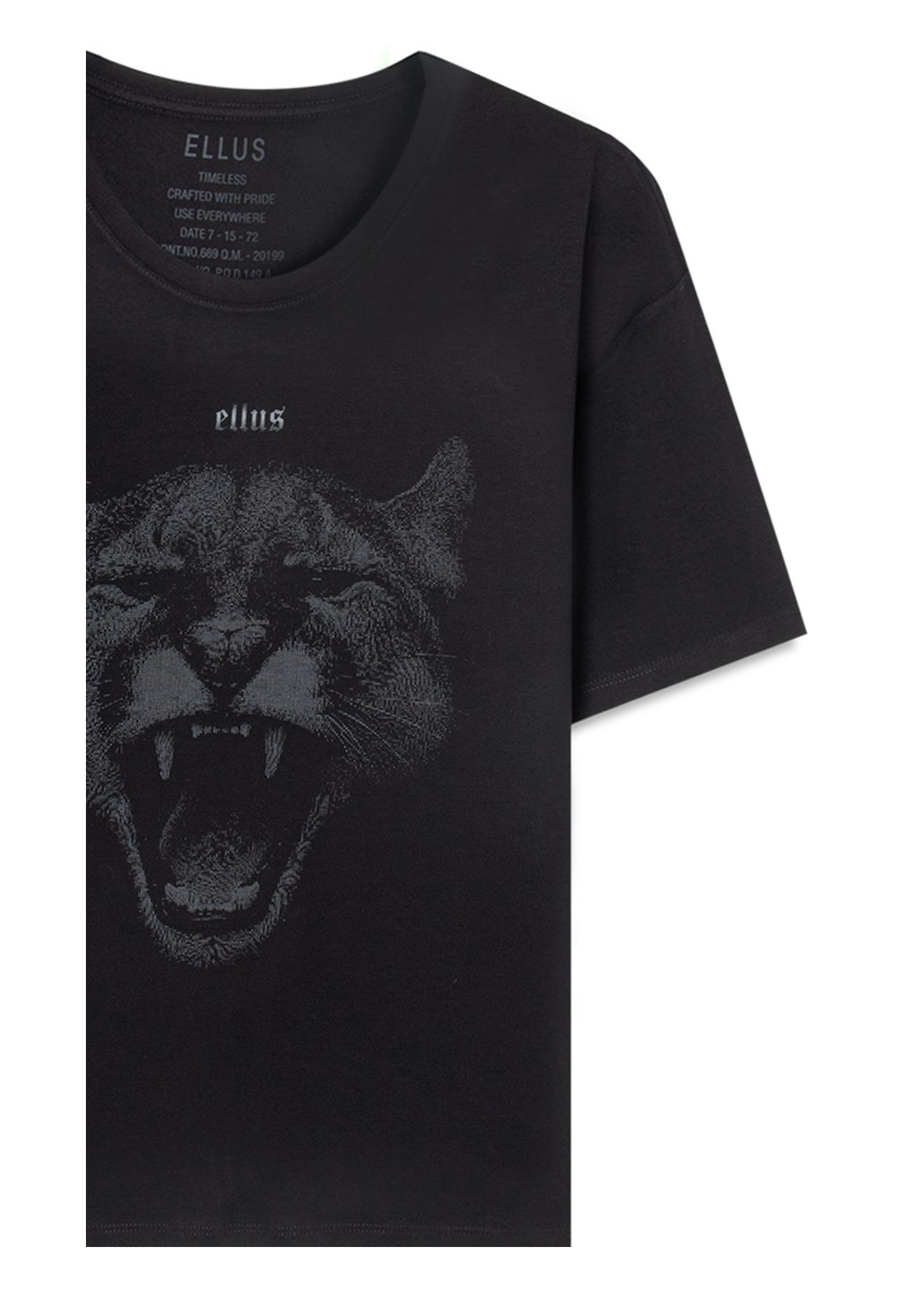 Blusa Viscolycra Cougar Preto