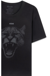 Blusa Viscolycra Cougar Preto