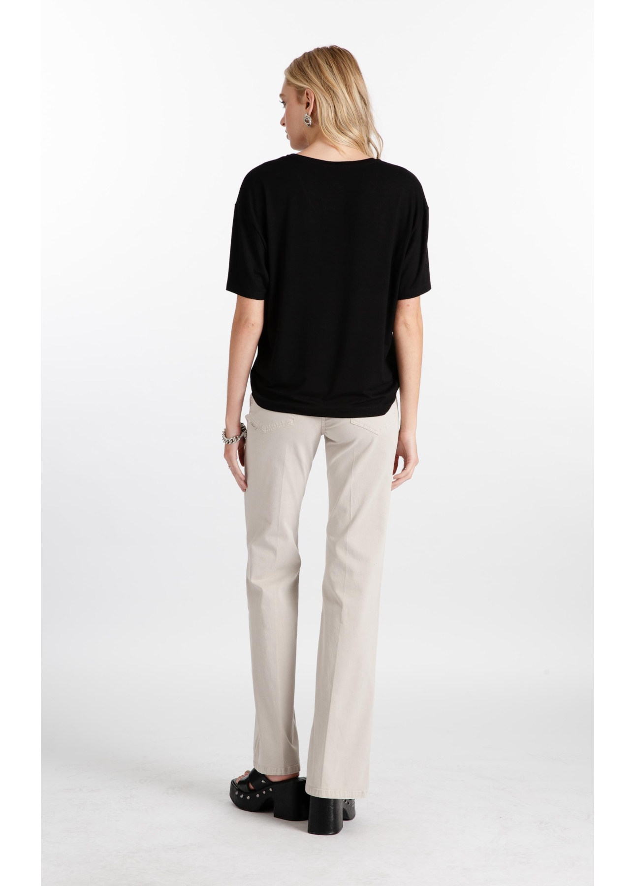 Blusa Viscolycra Cougar Preto