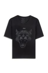 Blusa Viscolycra Cougar Preto