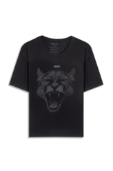 Blusa Viscolycra Cougar Preto