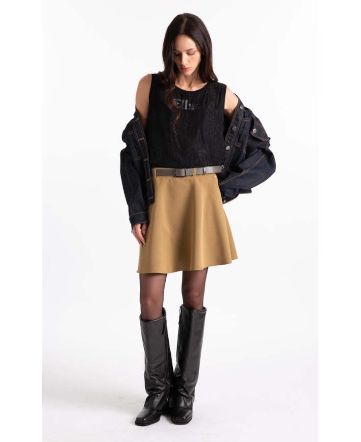 Blusa Viscolycra Lace  Boyish Preto