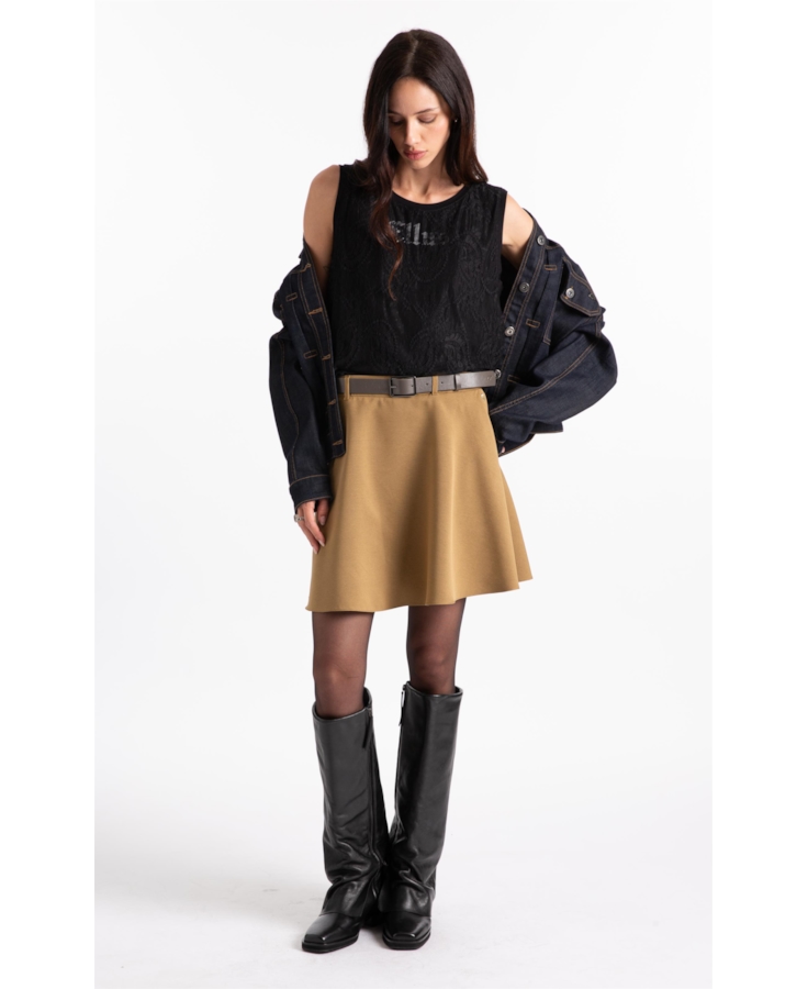 Blusa Viscolycra Lace  Boyish Preto