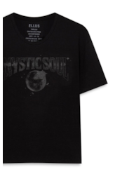 Blusa Viscolycra Mystic Soul Boxy Preto