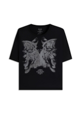 Blusa Viscolycra Tigers Boxy Preto