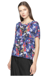 Blusa Viscose Deep Sea Estampado