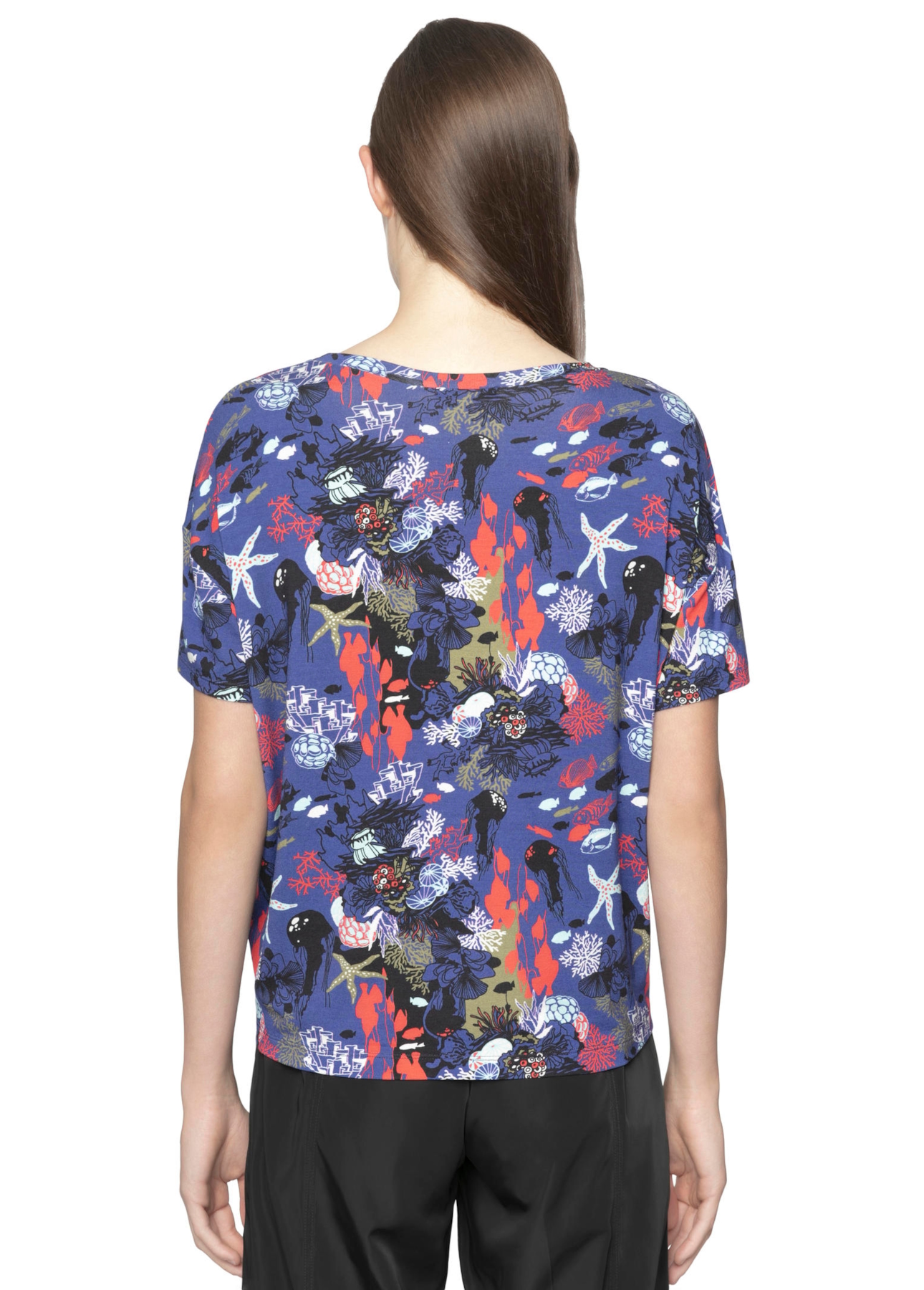 Blusa Viscose Deep Sea Estampado