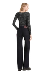 Blusa Viscotricot Animal Print Animal Print Plumbo