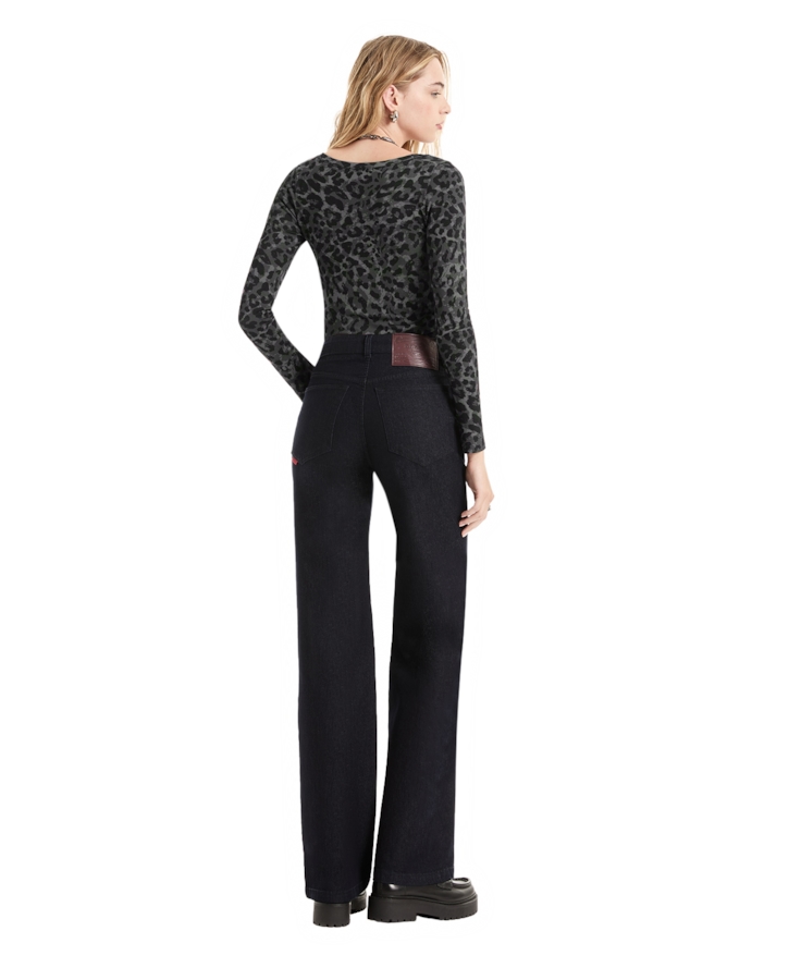 Blusa Viscotricot Animal Print Animal Print Plumbo