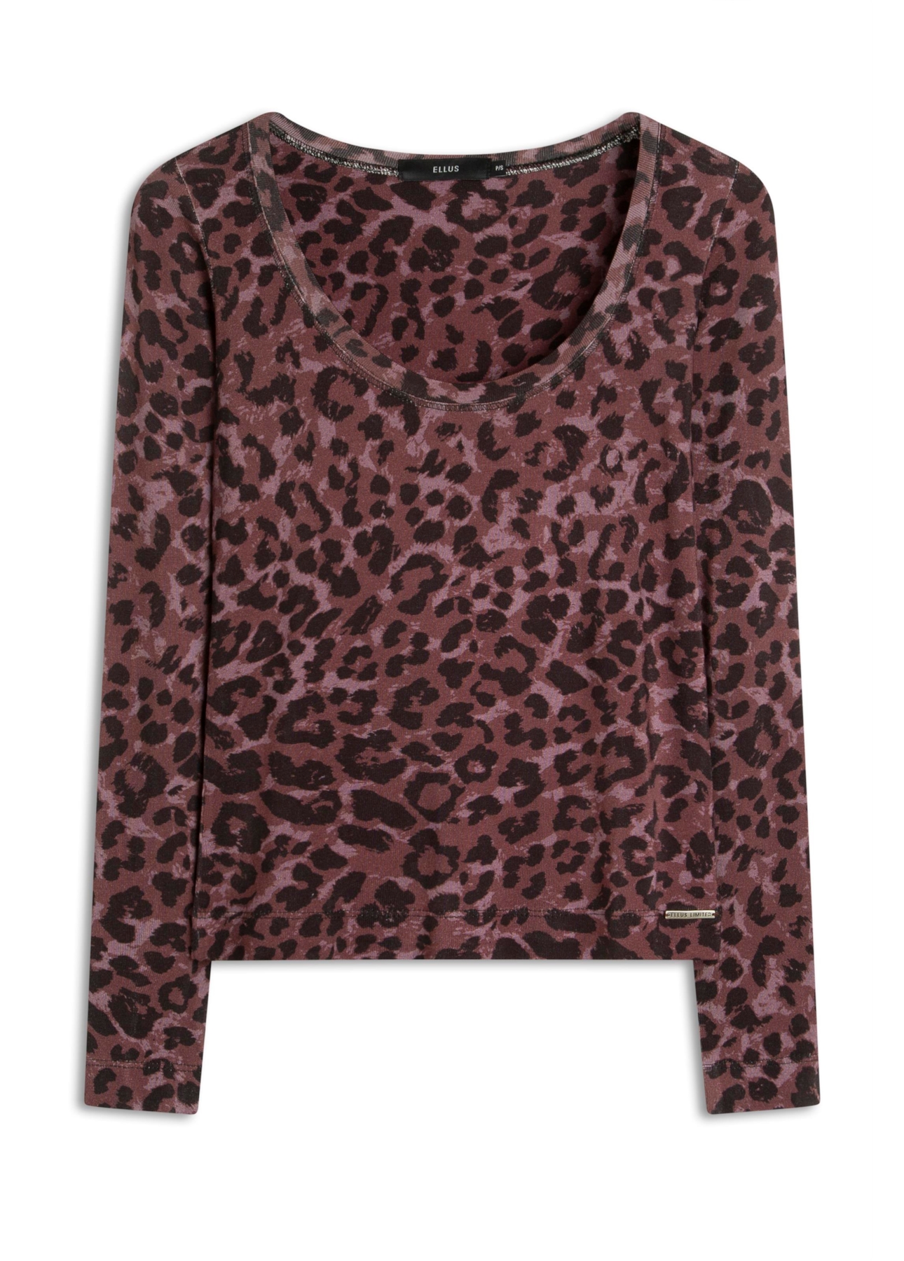Blusa Viscotricot Animal Print Animal Print Rosa