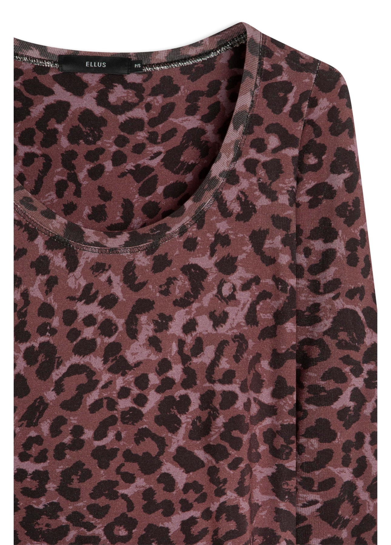 Blusa Viscotricot Animal Print Animal Print Rosa