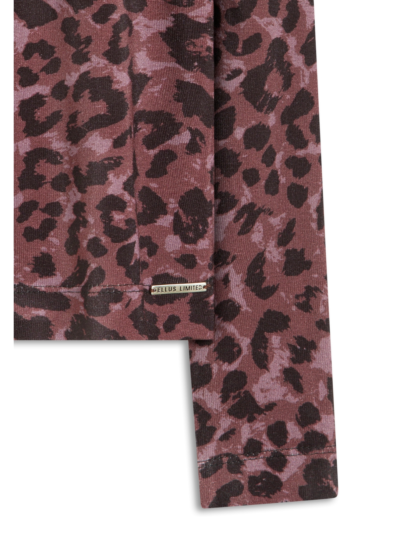 Blusa Viscotricot Animal Print Animal Print Rosa