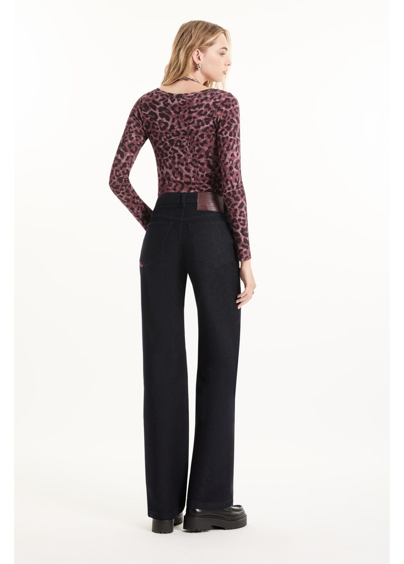 Blusa Viscotricot Animal Print Animal Print Rosa